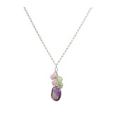 Zilveren ketting tros spirituele kracht & groei Zilveren ketting tros spirituele kracht & groei