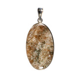 Zilveren hanger sjamaankwarts | ovaal 3,6 x 2,1 cm