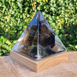 Rookkwarts piramide lampje | 9,5 cm Rookkwarts piramide lampje | 9,5 cm