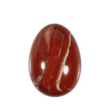 Jaspis (rood) edelsteen ei 4,5 x 3,5 cm