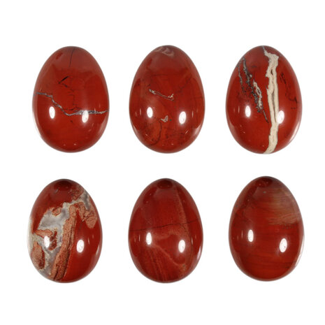 Jaspis (rood) edelsteen ei 4,5 x 3,5 cm Jaspis (rood) edelsteen ei 4,5 x 3,5 cm