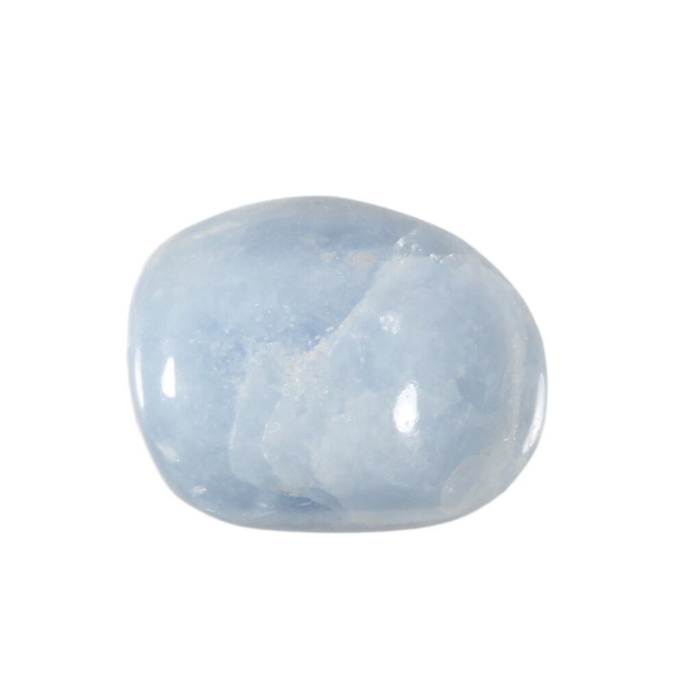 Calciet (blauw) steen getrommeld 20 - 35 gram