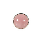Zilveren ring rozenkwarts maat 19 1/2 | rond 2,1 cm Zilveren ring rozenkwarts maat 19 1/2 | rond 2,1 cm
