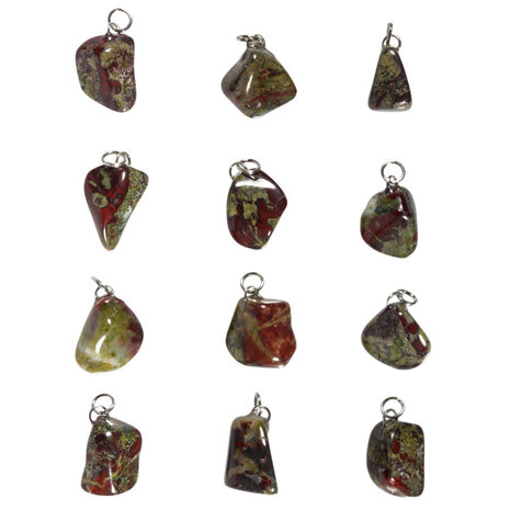 Jaspis (drakenbloed) hanger