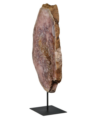 Amethist (roze) op standaard 36 x 21 x 3 cm | 3654 gram