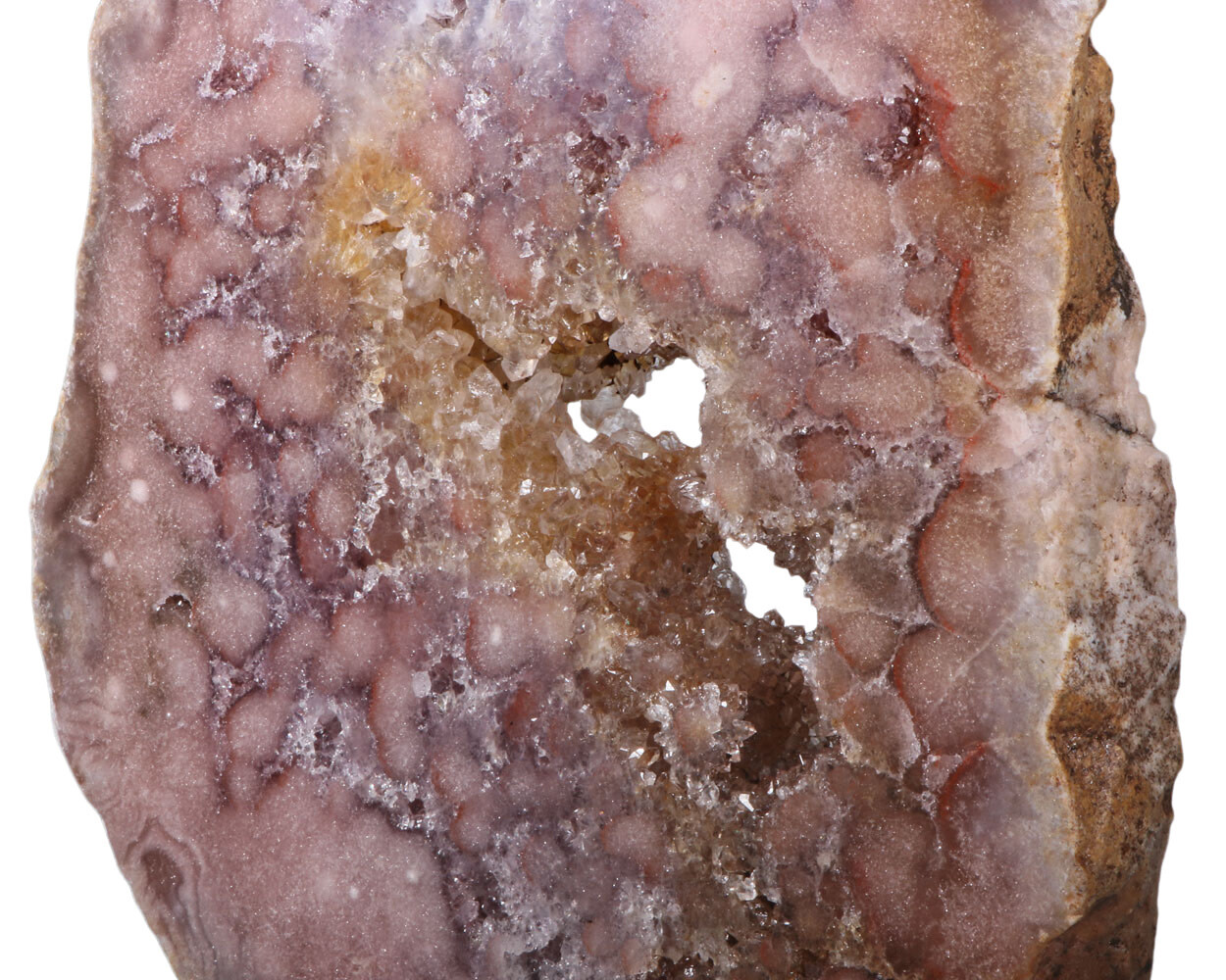 Amethist (roze) op standaard 36 x 21 x 3 cm | 3654 gram