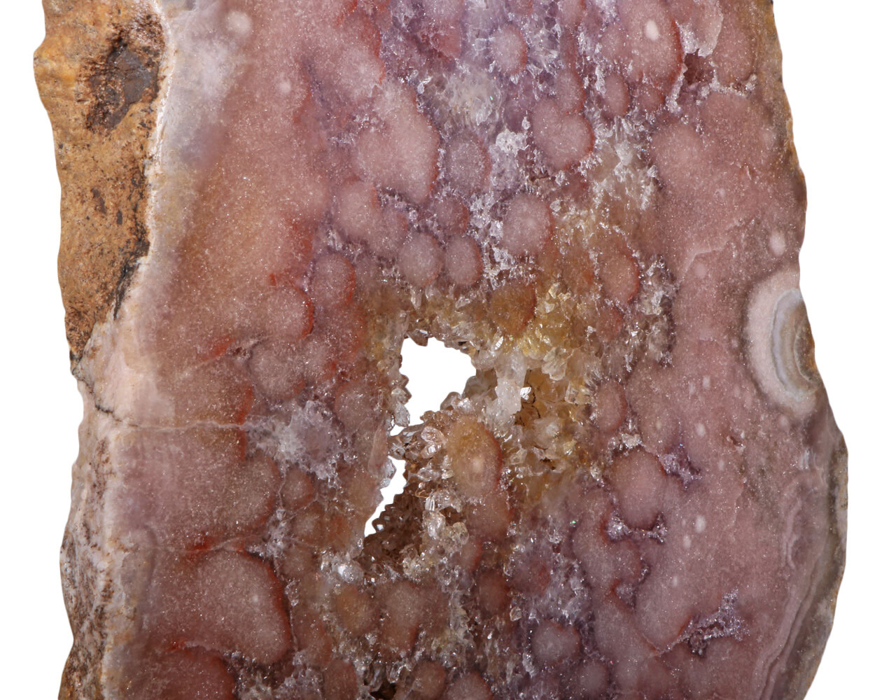 Amethist (roze) op standaard 36 x 21 x 3 cm | 3654 gram