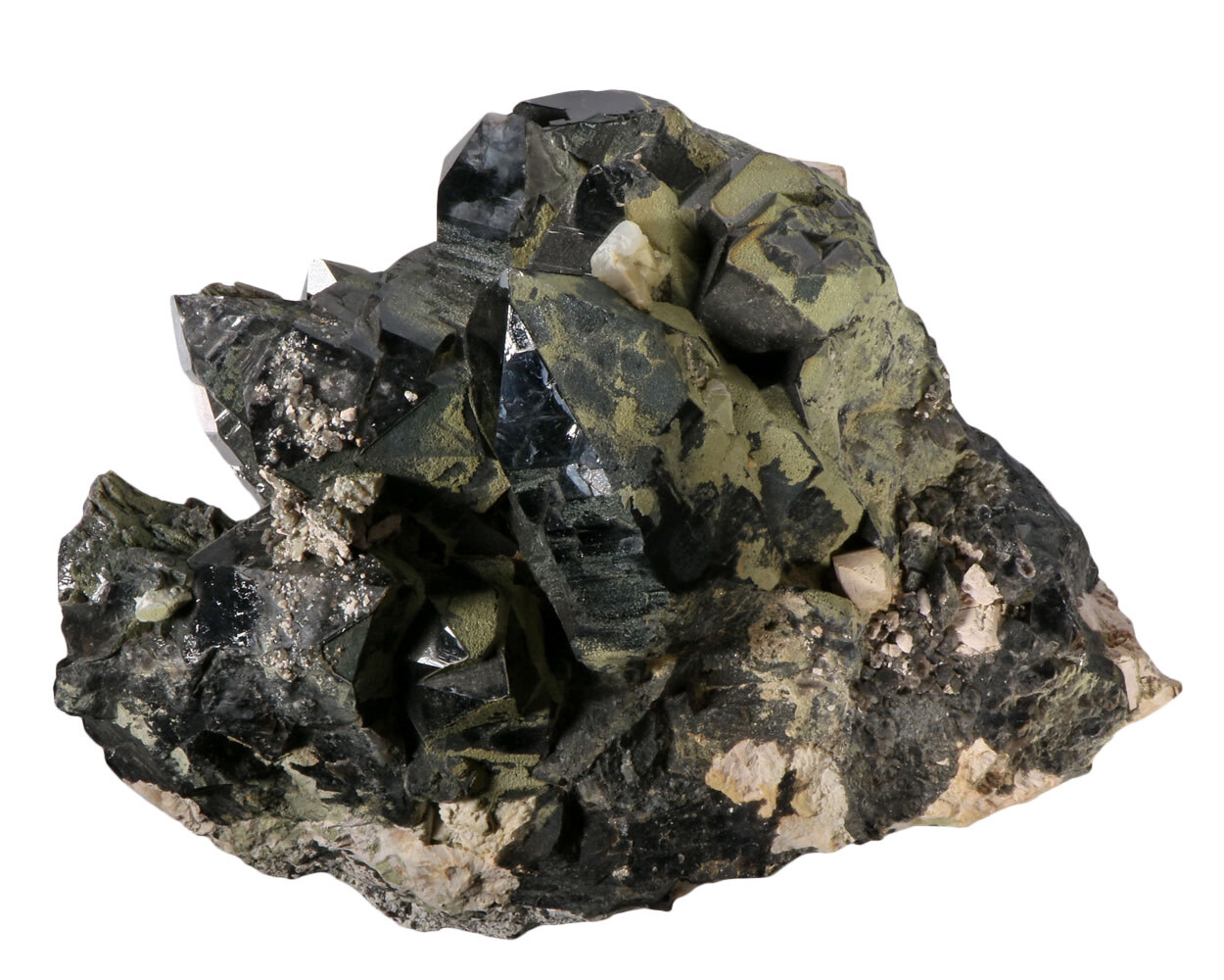 Rookkwarts (Morion) cluster 22 x 17 x 9 cm | 2784 gram Rookkwarts (Morion) cluster 22 x 17 x 9 cm | 2784 gram