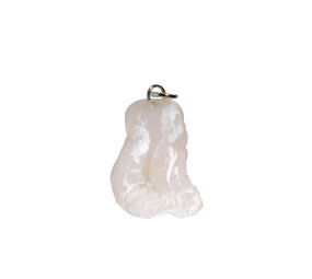 Chalcedoonroosje hanger