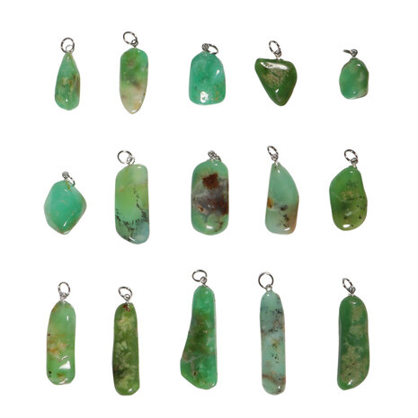 Chrysopraas hanger Chrysopraas hanger