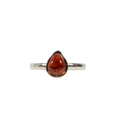 Zilveren ring toermalijn (rood/bruin) maat 19 1/2 | druppel 9 x 7 mm Zilveren ring toermalijn (rood/bruin) maat 19 1/2 | druppel 9 x 7 mm