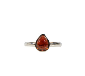 Zilveren ring toermalijn (rood/bruin) maat 19 1/2 | druppel 9 x 7 mm Zilveren ring toermalijn (rood/bruin) maat 19 1/2 | druppel 9 x 7 mm