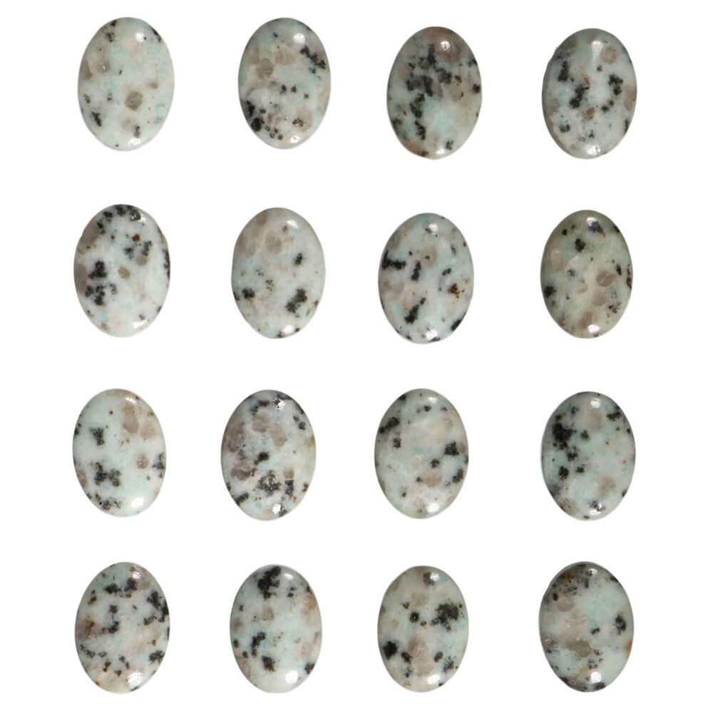 Amazoniet met toermalijn hanger doorboord Amazoniet met toermalijn hanger doorboord