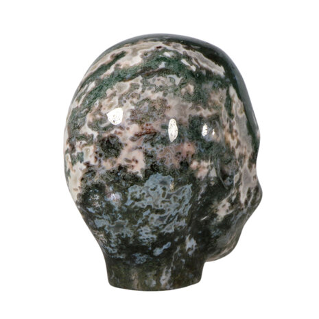 Mosagaat  fairy schedel 7,5 x 7 x 5 cm | 419 gram Mosagaat  fairy schedel 7,5 x 7 x 5 cm | 419 gram