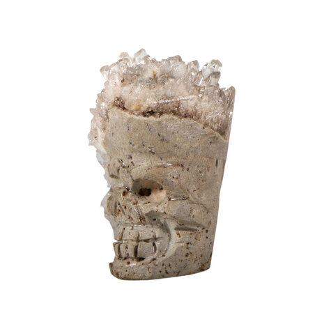 Bergkristal cluster kristallen schedel 6 x 4,5 x 3,5 cm | 109 gram Bergkristal cluster kristallen schedel 6 x 4,5 x 3,5 cm | 109 gram