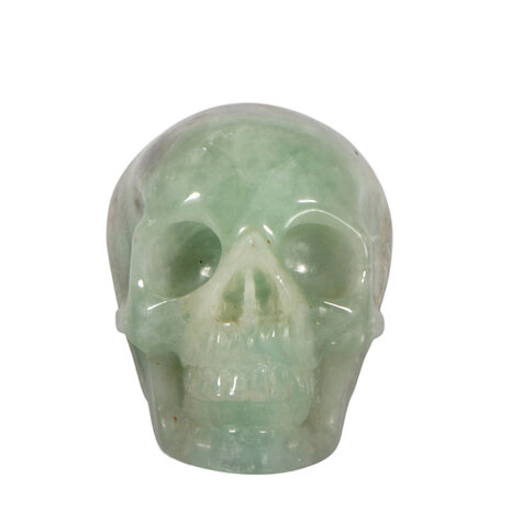 Fluoriet kristallen schedel 7,5 x 6 x 4,5 cm | 325 gram