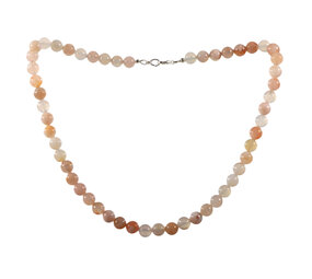 Agaat (bloem) ketting 8 mm kralen Agaat (bloem) ketting 8 mm kralen