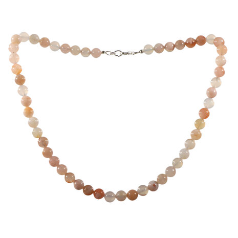 Agaat (bloem) ketting 8 mm kralen Agaat (bloem) ketting 8 mm kralen