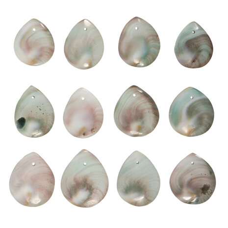 Shiva oog hanger doorboord druppel gepolijst