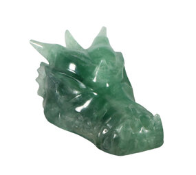 Fluoriet draken schedel 9,5 x 5,5 x 4,5 cm | 289 gram Fluoriet draken schedel 9,5 x 5,5 x 4,5 cm | 289 gram