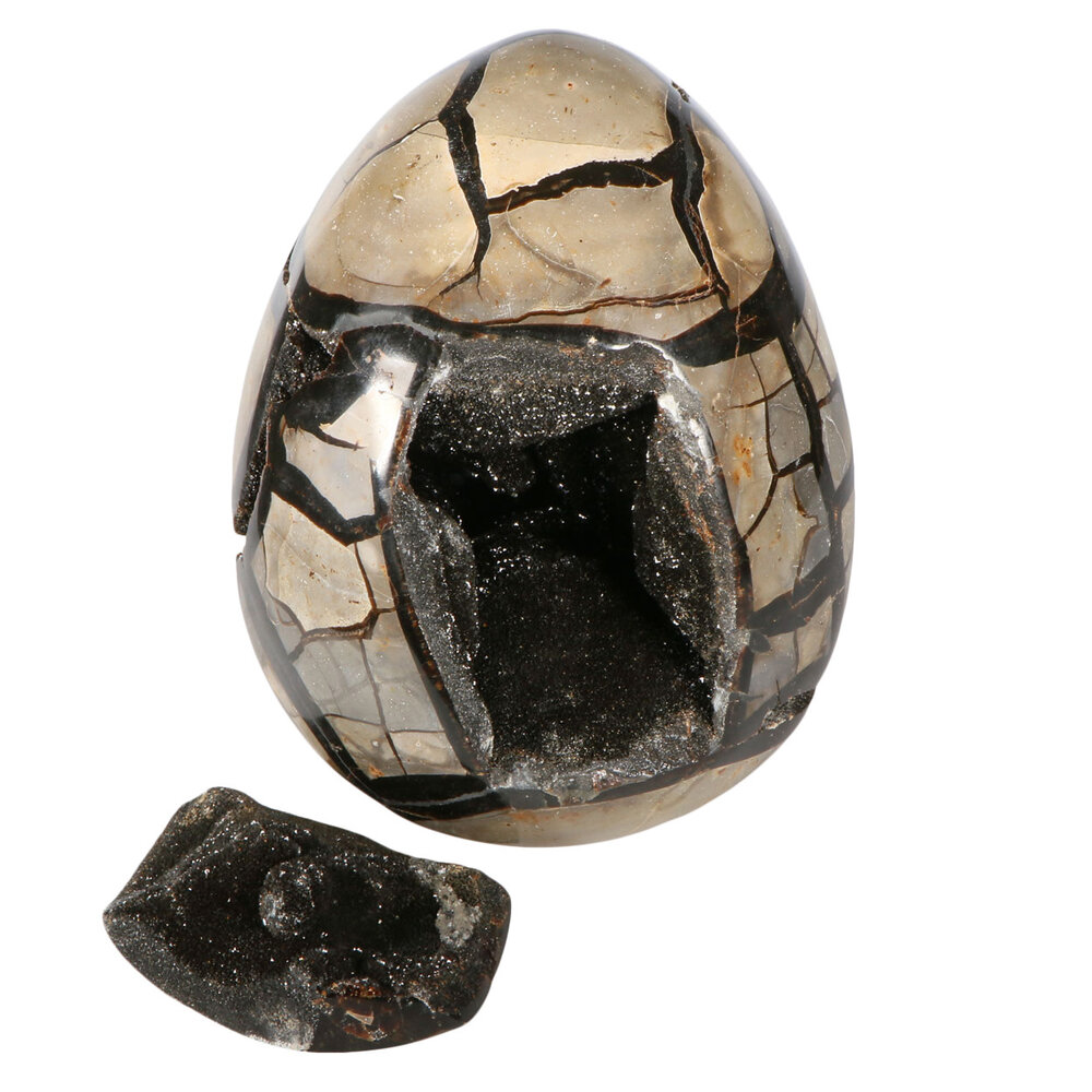Septarie edelsteen ei met deksel 19,5 x 15 x 15 cm | 6010 gram Septarie edelsteen ei met deksel 19,5 x 15 x 15 cm | 6010 gram