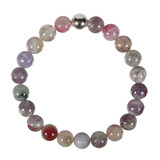 Toermalijn (roze) met lepidoliet (unicorn stone) armband 20 cm | 8 mm kralen Toermalijn (roze) met lepidoliet (unicorn stone) armband 20 cm | 8 mm kralen