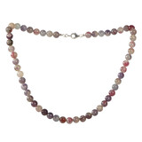 Toermalijn (roze) met lepidoliet (unicorn stone) ketting 8 mm kralen Toermalijn (roze) met lepidoliet (unicorn stone) ketting 8 mm kralen
