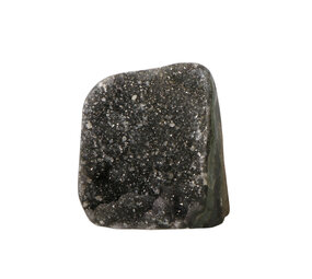 Amethist (zwart) cluster staand 8 x 7,5 x 5,5 cm | 395 gram