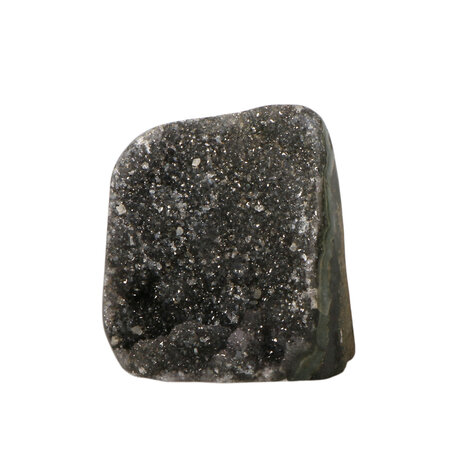 Amethist (zwart) cluster staand 8 x 7,5 x 5,5 cm | 395 gram Amethist (zwart) cluster staand 8 x 7,5 x 5,5 cm | 395 gram