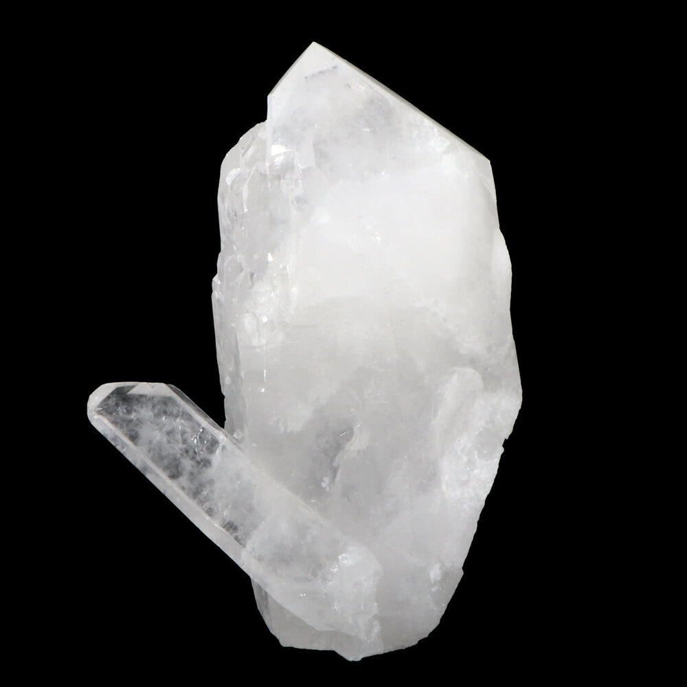 Kathedraalkwarts met brugkristal staand 20 x 13,5 x 8,5 cm | 2460 gram