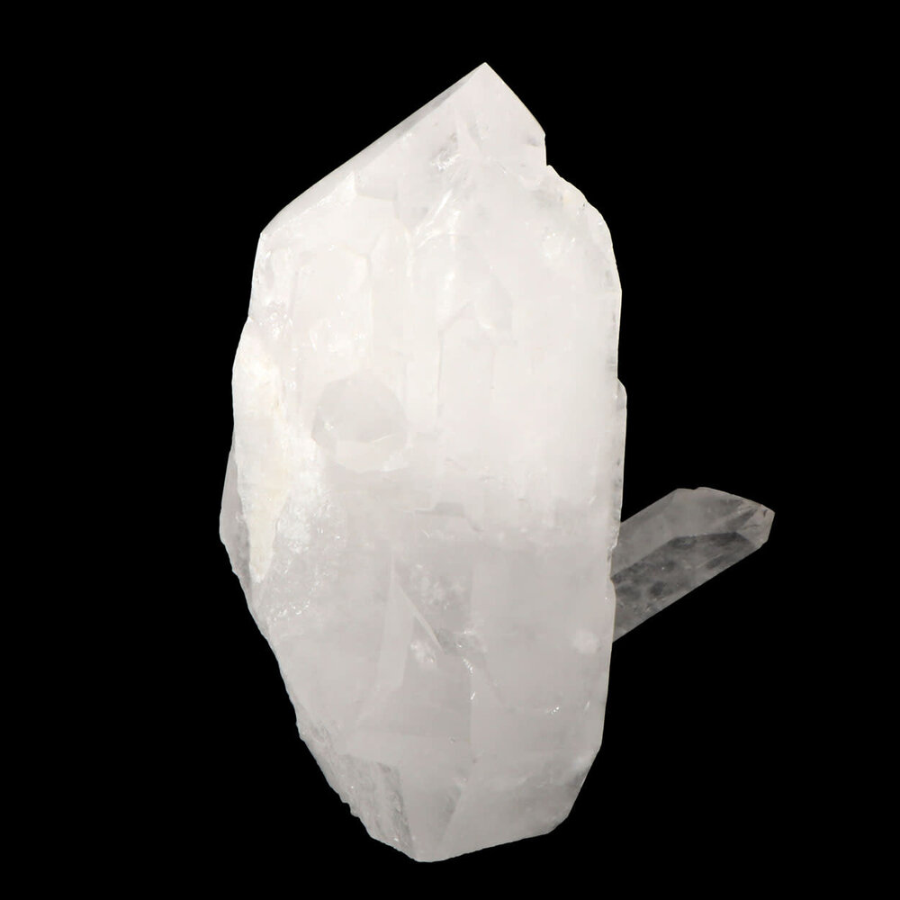 Kathedraalkwarts met brugkristal staand 20 x 13,5 x 8,5 cm | 2460 gram