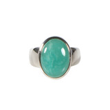Zilveren ring amazoniet maat 18 1/2 | ovaal 1,6 x 1,2 cm (2) Zilveren ring amazoniet maat 18 1/2 | ovaal 1,6 x 1,2 cm (2)