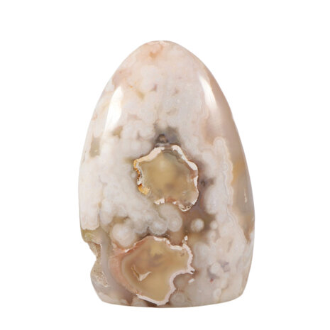 Agaat (bloem) sculptuur 12,5 x 8,5 x 6 cm  | 875 gram