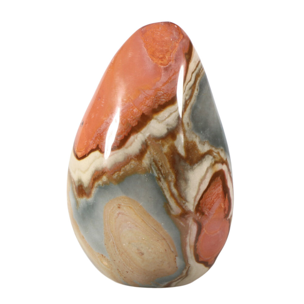 Jaspis (polychroom) sculptuur 15,5 x 10 x 7,5 cm | 1253 gram Jaspis (polychroom) sculptuur 15,5 x 10 x 7,5 cm | 1253 gram