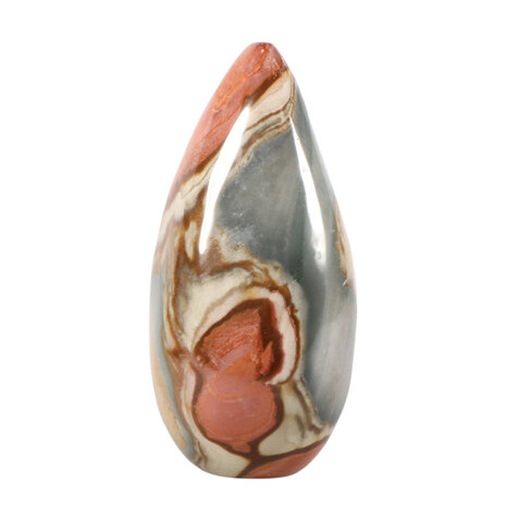 Jaspis (polychroom) sculptuur 15,5 x 10 x 7,5 cm | 1253 gram Jaspis (polychroom) sculptuur 15,5 x 10 x 7,5 cm | 1253 gram