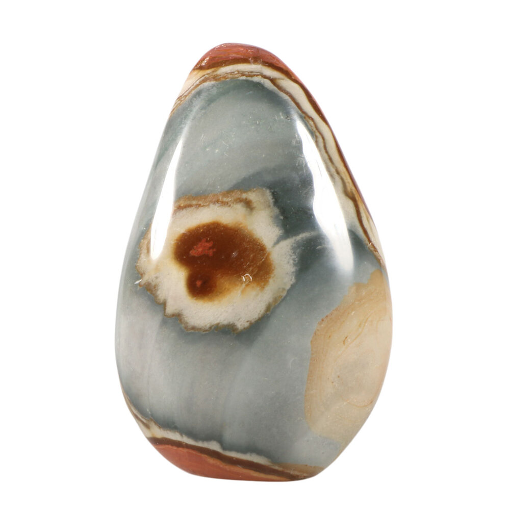 Jaspis (polychroom) sculptuur 15,5 x 10 x 7,5 cm | 1253 gram Jaspis (polychroom) sculptuur 15,5 x 10 x 7,5 cm | 1253 gram