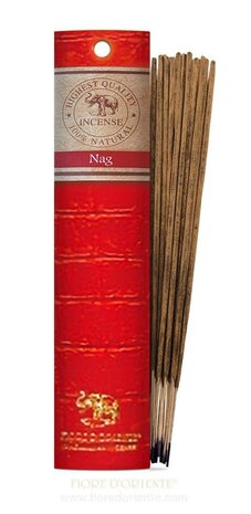 Nag champa wierook | Golden elephant | 10 stokjes Nag champa wierook | Golden elephant | 10 stokjes