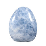 Calciet (blauw) sculptuur 12 x 10 x 4,5 cm | 844 gram