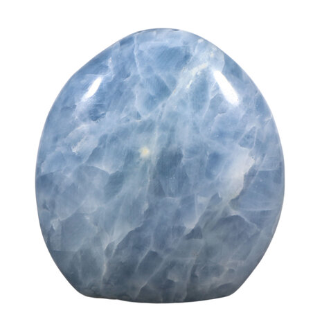 Calciet (blauw) sculptuur 15,5 x 14 x 6 cm | 2076 gram Calciet (blauw) sculptuur 15,5 x 14 x 6 cm | 2076 gram