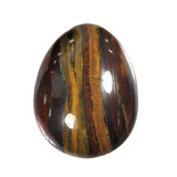 Tijgerijzer edelsteen ei 4,5 x 3,4 cm