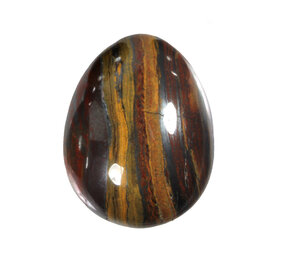Tijgerijzer edelsteen ei 4,5 x 3,4 cm Tijgerijzer edelsteen ei 4,5 x 3,4 cm