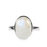 Zilveren ring maansteen (regenboog) maat 17 | ovaal 14 x 10 mm Zilveren ring maansteen (regenboog) maat 17 | ovaal 14 x 10 mm