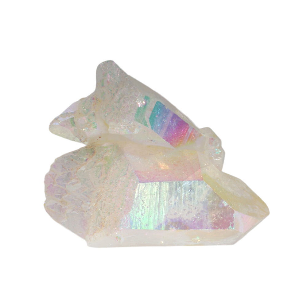 Angel aura kwarts cluster 6,1 x 4,8 x 2,9 cm | 79 gram
