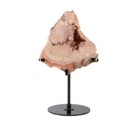 Amethist (roze) A-kwaliteit op standaard 11 x 10,5 x 4 cm | 573 gram