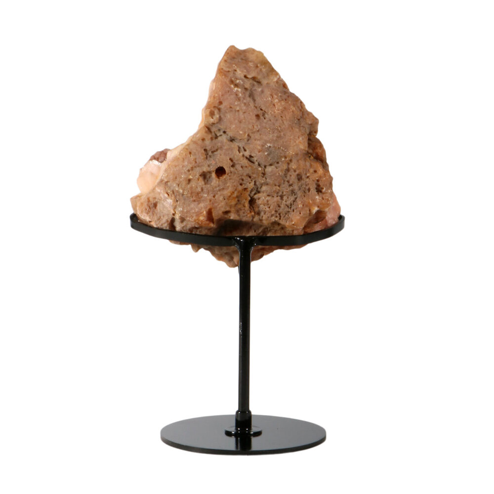 Amethist (roze) A-kwaliteit op standaard 11 x 10,5 x 4 cm | 573 gram