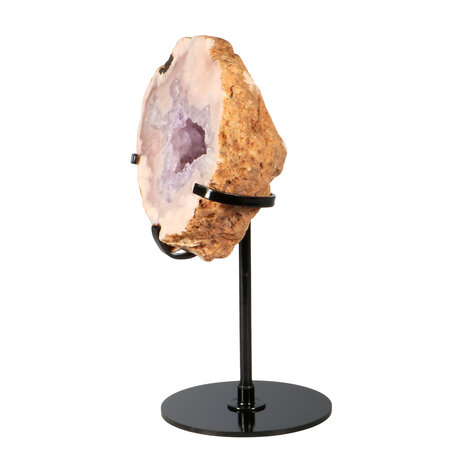 Amethist (roze) A-kwaliteit op standaard 9,5 x 9 x 5 cm | 660 gram Amethist (roze) A-kwaliteit op standaard 9,5 x 9 x 5 cm | 660 gram