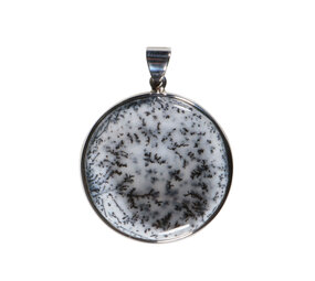 Zilveren hanger merliniet | rond 3,3 cm Zilveren hanger merliniet | rond 3,3 cm