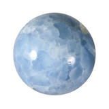 Calciet (blauw) bol 78 mm | 655 gram