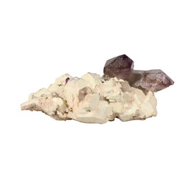 Amethist (Brandberg) cluster op matrix 12 x 6,5 x 5,5 cm | 244 gram