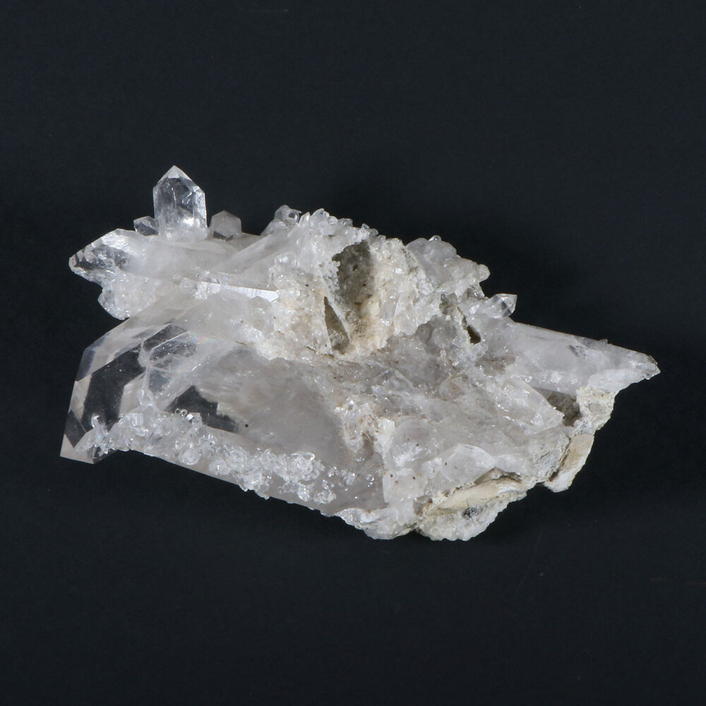 Bergkristal (Arkansas) cluster 13,5 x 8 x 4,5 cm | 341 gram